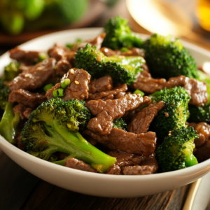 Beef and Broccoli for lunch