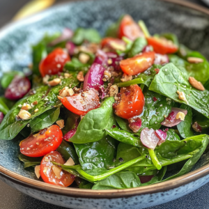 Spinach Salad for lunch