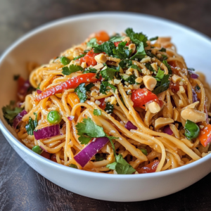 Thai Peanut Noodle Salad